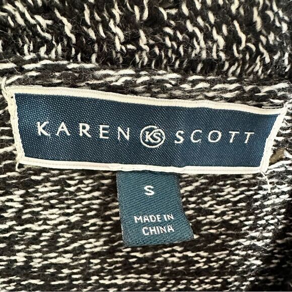 Karen Scott small gray cardigan - Picture 4 of 4